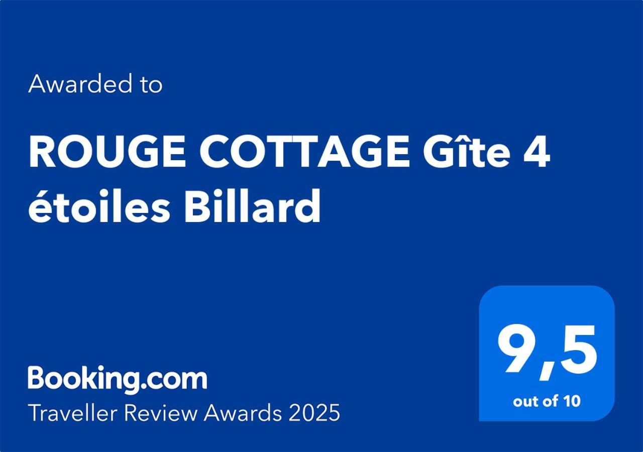 Rouge Cottage Gite 4 Etoiles Billard Gueutteville-les-Gres Экстерьер фото